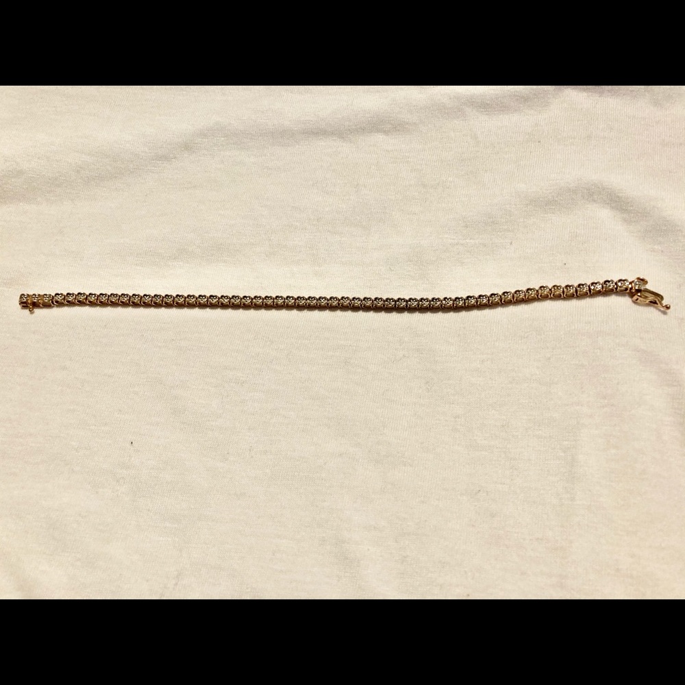 Micheal Kors 10k Rose Gold tennis bracelet